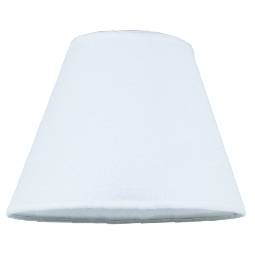 Pantalla blanca cónica para velador medidas 10x20x16